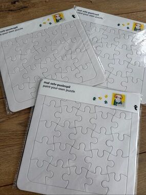 Lot of 3 NWT Paint-Your-Own Puzzles